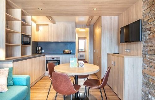 Doucy-Combelouviere Condo | Valmorel | 1BR with Alcove + Ski-in, Ski-out!