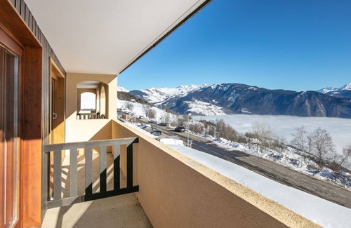 Doucy-Combelouviere Condo | Valmorel | 1BR with Alcove + Ski-in, Ski-out!