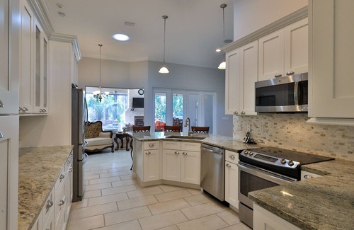 New Smyrna Beach House | Venetian Bay Luxury 4 Bedroom Estate Pool Beach Home Gated Golf Community