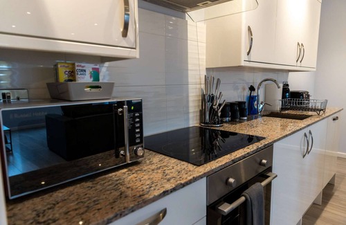 Cranford Apartment | Very spacious living room and utterly self contained.