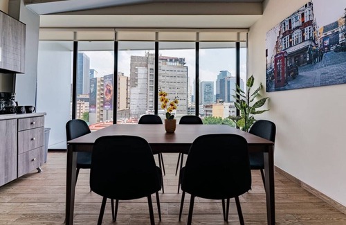 Zona Rosa Apartment | VH | Espacio para grupo Roma Nte| wifi | 366