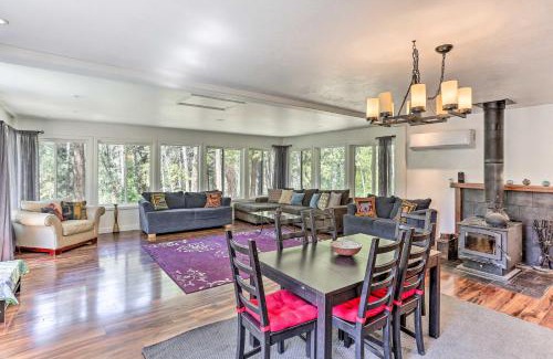Weaverville House | Vibrant Weaverville Escape with Deck and Creek!