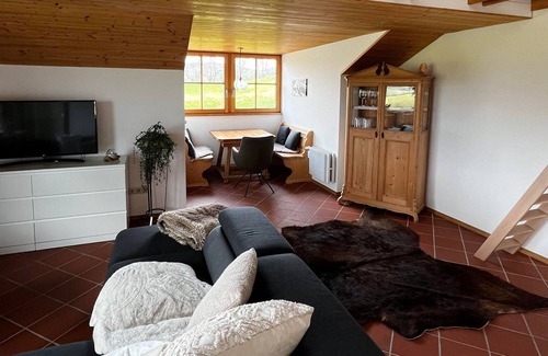 Ettensberg Apartment | View of Falkenstein, Germany