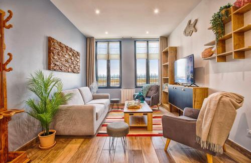 Houlgate Apartment | VILLA 139 LA VAGUE - FRONT DE MER - appartement contemporain et terrasse sur cour - 2 à 6 personnes - Rez-de-chaussée