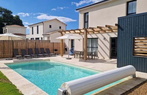 Saint-Augustin Villa | Villa 4 chambres 4 salles de bains avec jardin + jacuzzi, piscine (villa 11)