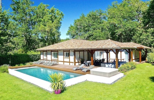 Moliets-et-Maa Villa | VILLA 5 min. from the Lette and Golf beaches 10 pers. SPA SWIMMING POOL