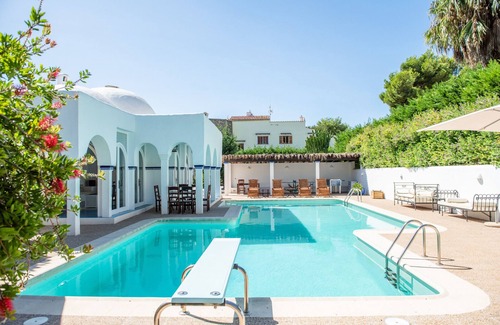 Santa Eulalia del Rio Villa | Villa, 7BR, Sea views, walk to the beach, pool house