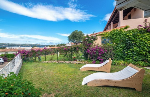 Baja Sardinia Villa | Villa 'Alba' with Sea View, Shared Pool and Wi-Fi