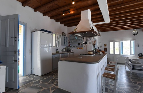 Tinos Villa | Villa Akrivi is a spacious newly renovated, sea front property, 5 bedroom 4 bath