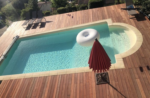 Collobrieres Villa | Villa ALL COMFORT IMPRENSABLE VIEW on the village and its hills, PRIVATE SWIMMING POOL