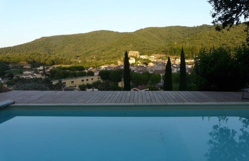 Collobrieres Villa | Villa ALL COMFORT IMPRENSABLE VIEW on the village and its hills, PRIVATE SWIMMING POOL