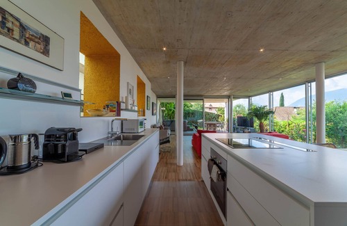 Schenna Apartment | Villa Alvarium - Moderne Architektur mit Großen Räumen und Designer Ausstattung