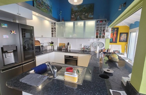 Saint-Francois Villa | Villa AMAYA for 6 people with sea view, swimming pool, closed the beach
