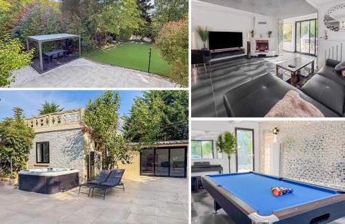 Triel-sur-Seine House | Villa avec jacuzzi, sauna&cinéma