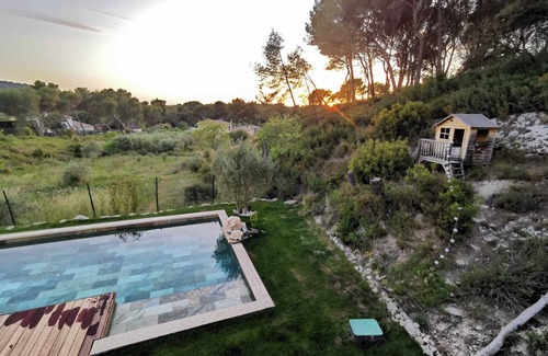 Ventabren Villa | Villa Avec Piscine en Campagne Aixoise au Cœur du Village Provencal de Ventabren