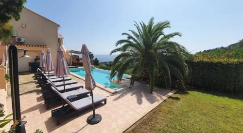 Sari-Solenzara Villa | Villa avec vue sur la mer à Sari-Solenzara, piscine privée