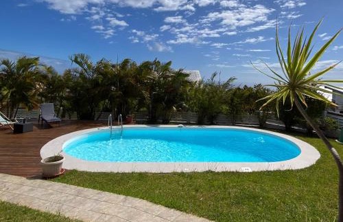 Montvert-les Bas House | VILLA BEL ALBA Piscine et vue partiel mer