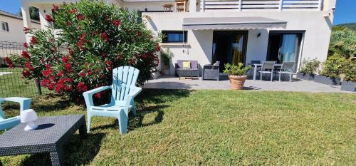 Penta-di-Casinca Apartment | Villa Bistinetti Rez de villa tout confort avec piscine