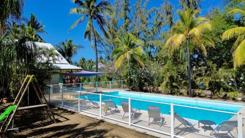 La Saline Les Bains Villa | Villa Bois de sable avec piscine à la Saline les Bains