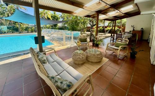 La Saline Les Bains Villa | Villa Bois de sable avec piscine à la Saline les Bains