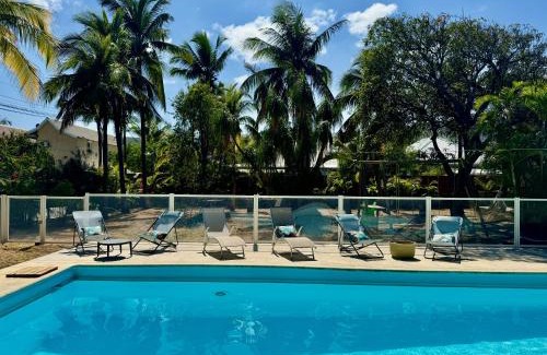 La Saline Les Bains Villa | Villa Bois de sable avec piscine à la Saline les Bains