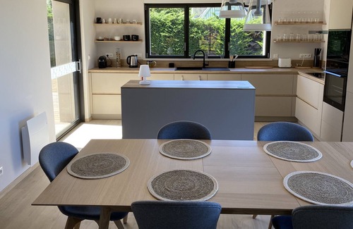 Sables-d'Or-les-Pins Villa | Villa-Cabane 6 pers. - Magnificent sea view - beach within walking distance