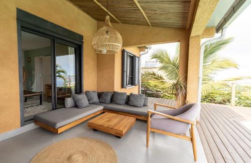 Saint-Paul Villa | Villa cactus avec piscine et vue mer