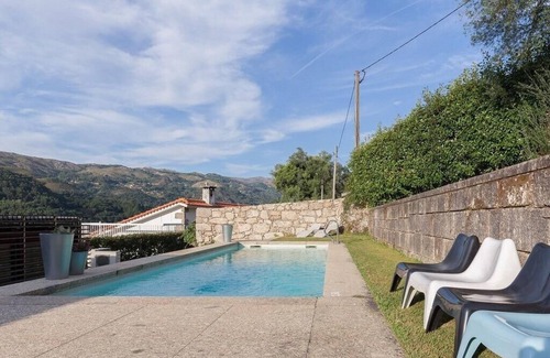 Vilar Villa | Villa "Casa de Vilar Peneda Gerês Natura" with Mountain View, Pool, Wi-Fi, Garden & Terrace