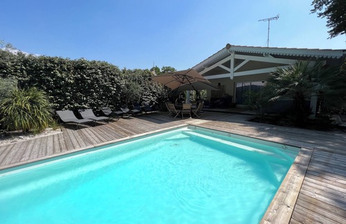 Lege-Cap-Ferret House | Villa classified 3*Gironde Tourisme, swimming pool, spa in Lège Cap Ferret 5mn from the ocean