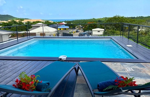 Le Diamant Villa | Villa de 3 chambres avec vue sur la mer piscine privee et jardin clos a Le Diamant a 1 km de la plage