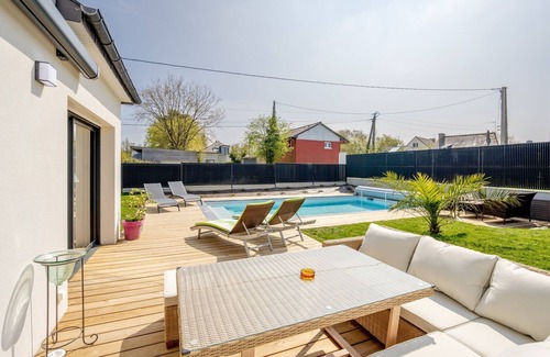 Quessoy House | Villa du Clos Briens - Piscine Privée