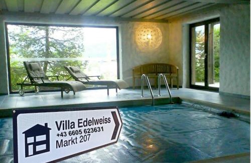 Abtenau Apartment | Villa Edelweiss - 3 to 6 Guests - private use of indoor pool, sauna and garden terrace