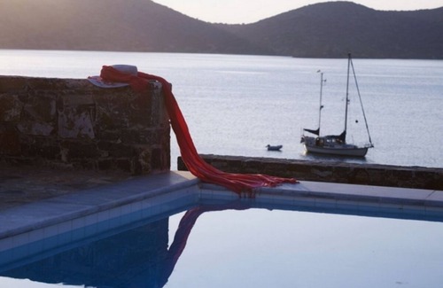 Mavrikiano Villa | Villa Elena, only 50m from the sea, amazing sea views of Elounda Bay