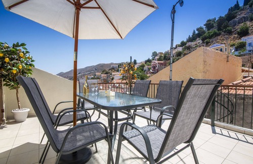 Symi Villa | Villa Elion : Remarkable View, Greek Hospitality, All the Comforts,Private Home