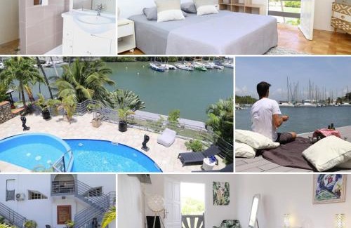 Bas du Fort Villa | Villa Evasion, piscine jacuzzi et ponton privé