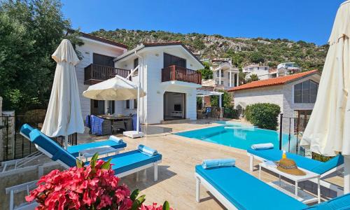 Kalkan Villa | Villa Evin Sea Front Modern Villa in Kalkan Turkey