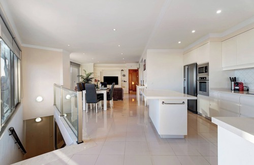 Santiago del Teide Villa | Villa 'Happy Holidays' with Sea Views, Private Pool, Garden, A/C & Wi-Fi