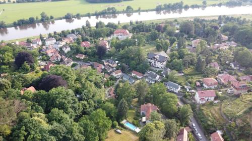Wachwitz Apartment | Villa im Park Wachwitzgrund - Große Ferienwohnung in EG der Villa