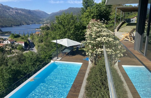 Rio Caldo Villa | Villa Individuelle Avec Piscine/Terrain, vue - Gères - Caniçada - Rio Cavado