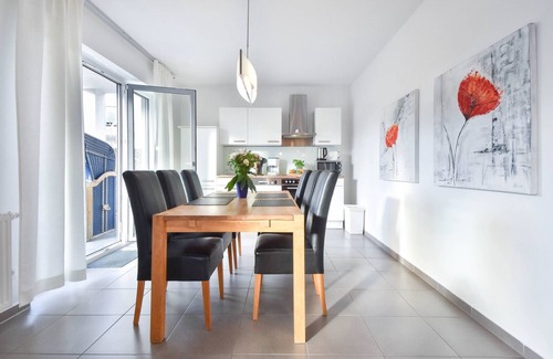 Korswandt Apartment | Villa Kaja Apartment Kaiserbad - View of the Wolgastsee