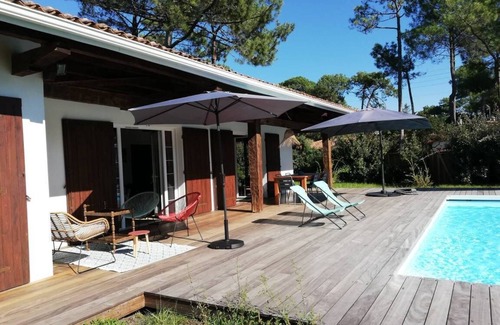 Biscarrosse Plage House | Villa l´Arrayou, pleasant 130m² villa for 8 people
