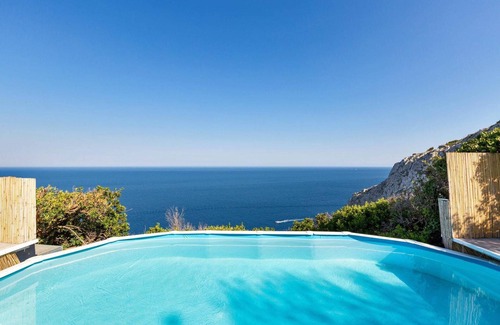 Gagliano del Capo Villa | Villa 'La Mecca' with Sea View, Wi-Fi and Air Conditioning