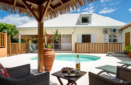 Goyave Villa | Villa Ladouchka with private pool and outdoor gazebo, no neighbors in sight
