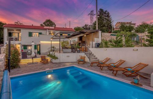 Hreljin Villa | Villa LETA - Luxury villa in a green oasis with heated swimming pool, fitness center and summer kitchen - Kvarner