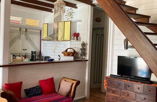 Sainte-Anne Villa | Villa Mahogany and its bungalow in Sainte Anne