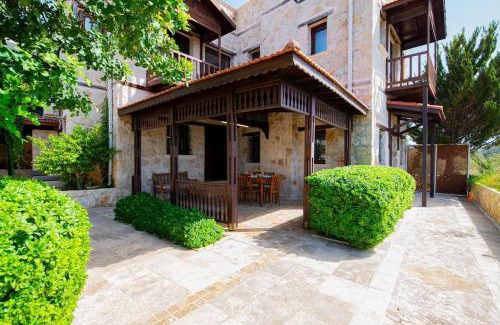 Kalkan Villa | Villa Marsilya is stone house for 8 people with a magnificent Sea View in Kalkan