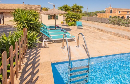 Campos Villa | Villa Mateu, Rural Villa whith pool close es Trenc beach.