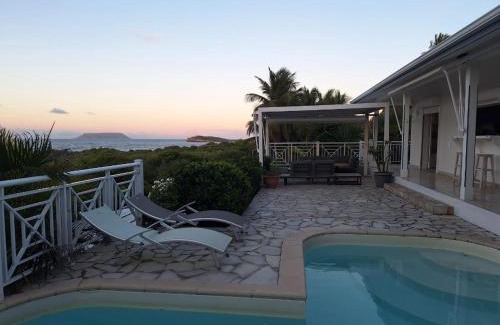 Saint-Francois Villa | Villa Muscade guadeloupe, piscine, vue mer et accès plage