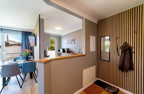Sassnitz Apartment | Villa Nause OG1 - Meerblick, Sauna, Whirlpool, Kamin - Ferienwohnung - OG 1