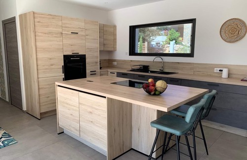 Cirendinu House | Villa Pienezza 8p 4 bedrooms very quiet Pinarellu 5min from beaches Heated swimming pool